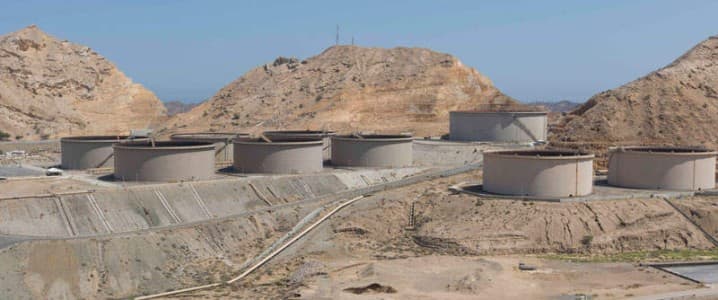 Iranian drones strike Oman's Salalah oil storage facility, tanks ablaze