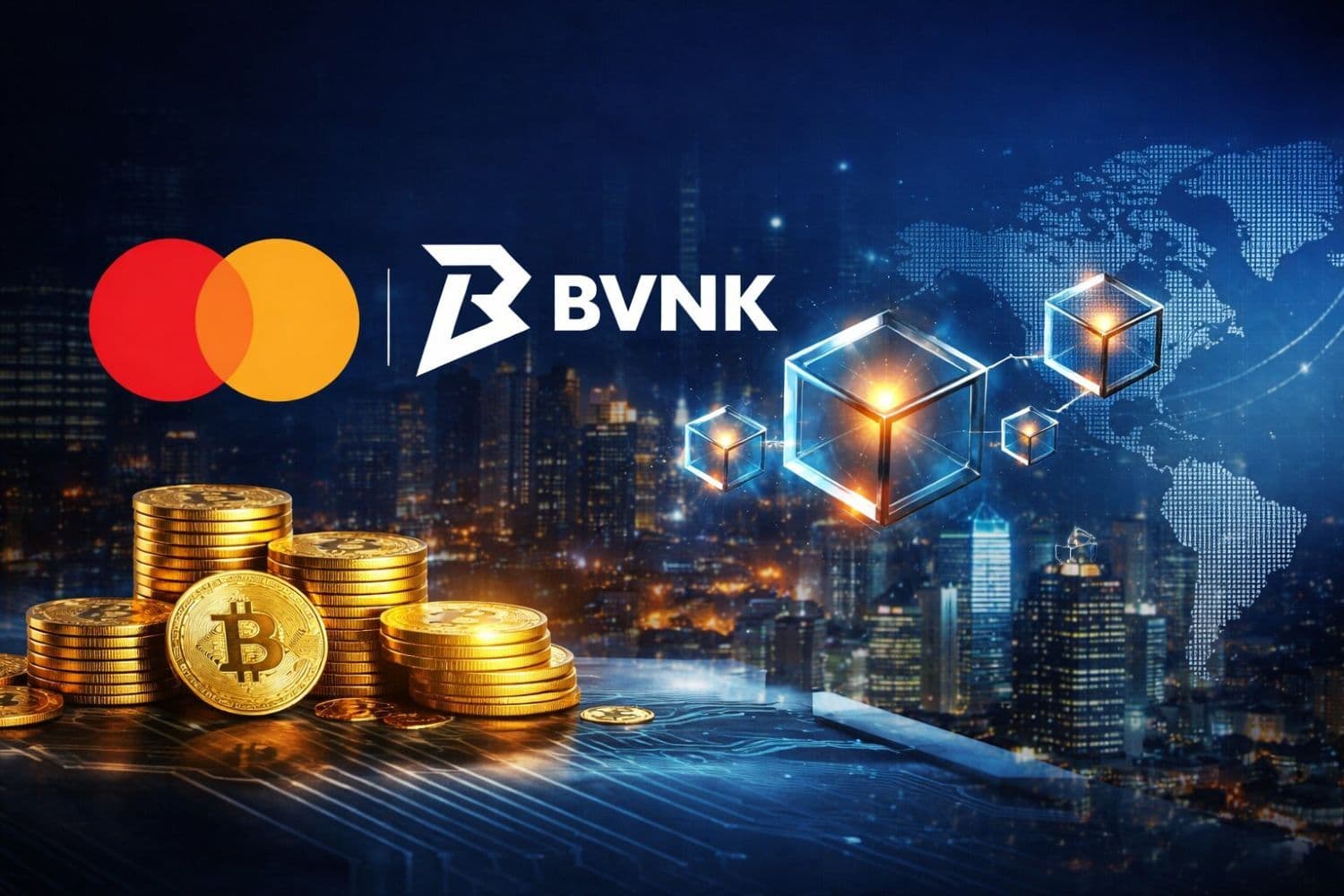 Mastercard to acquire BVNK for up to $1.8B to accelerate stablecoin strategy.