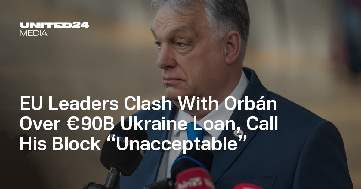 Hungarian Prime Minister Orban Blocks €90B Ukraine Loan as EU Leaders Pressure