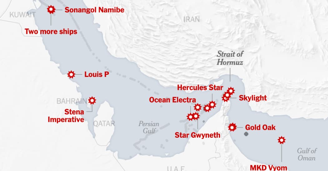 Iran Mines Strait of Hormuz, Disrupting Global Oil Shipments