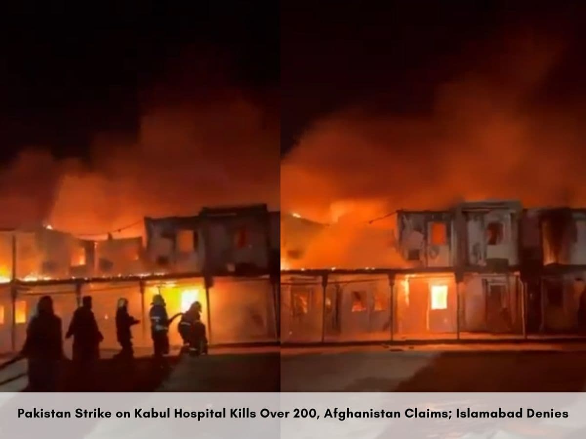 Pakistan strikes Kabul hospital, Afghanistan says 400 killed